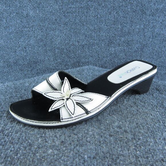 CUSHIONAIRE Women's Floral Slide White Synthetic Size 8.5M Used 2025 - Picture 1 of 10